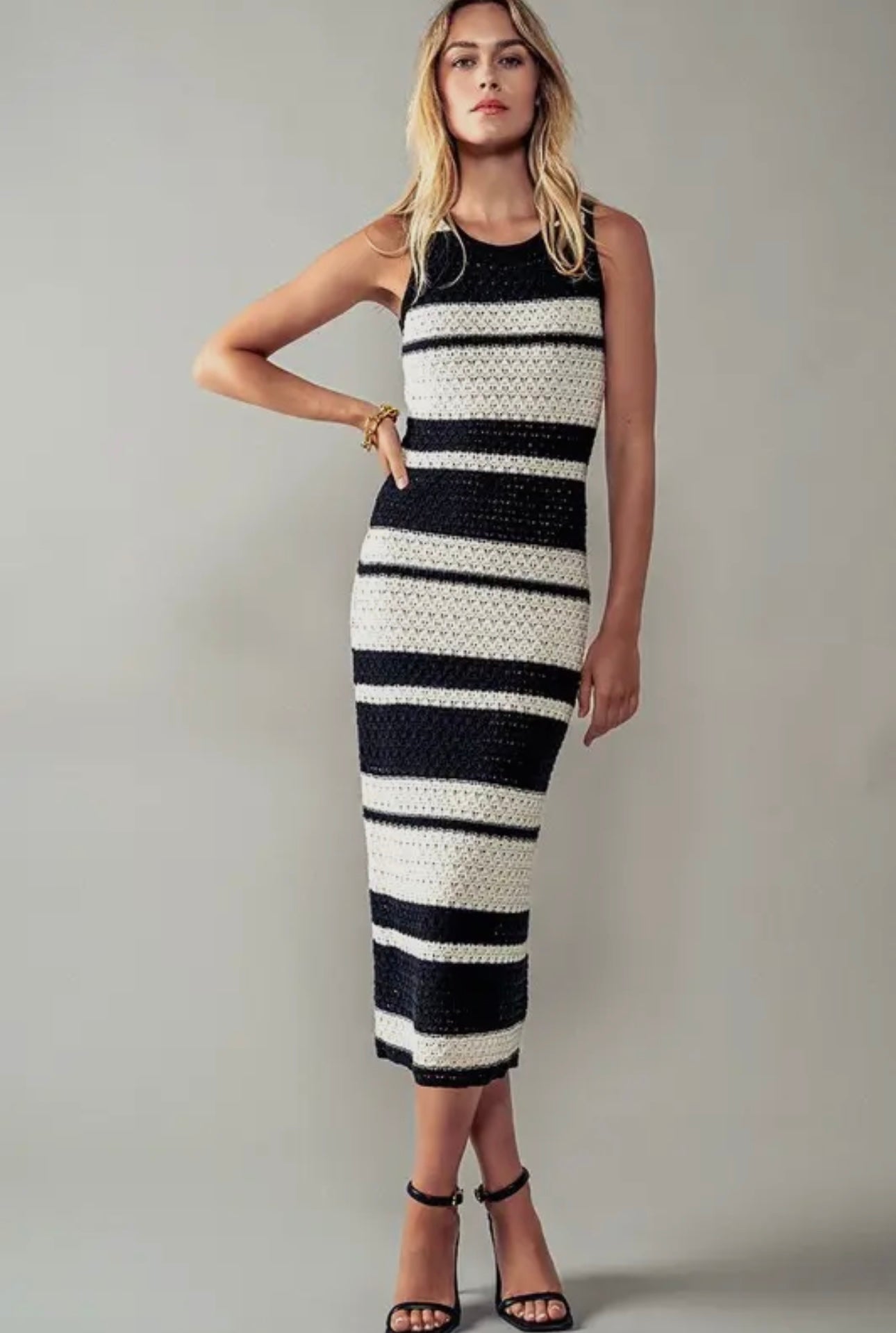 Crochet Midi Dress